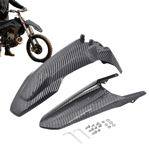 Garde-Boue Moto Fibre de Carbone Idéal pour Éviter les Projections en Tout-Terrain