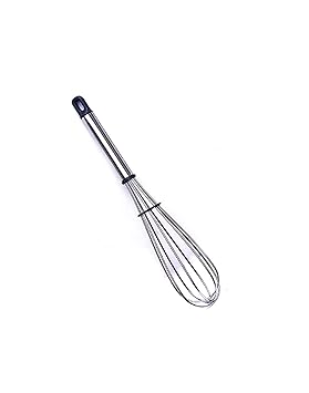 Dynore Stainless Steel Mini Kitchen Whisk, Egg Beater, Blending, Beating, Stirring Multi Utility Whisk-Silver