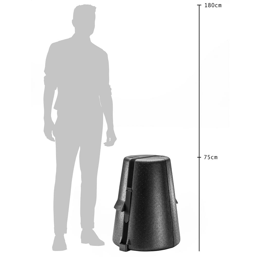 Thermohauser EPP Thermobox stojak na tort czarny 46 cm 72 cm