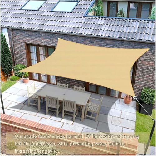 Toldo rectangular parasol con 95% proteccion UV e impermeable 8