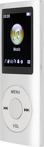 Reproductor de MP4, portátil sin pérdidas, reproductor MP3 MP4, tarjetas de memoria, delgado para estudiantes, pantalla LCD de 1.8 pulgadas, soporta