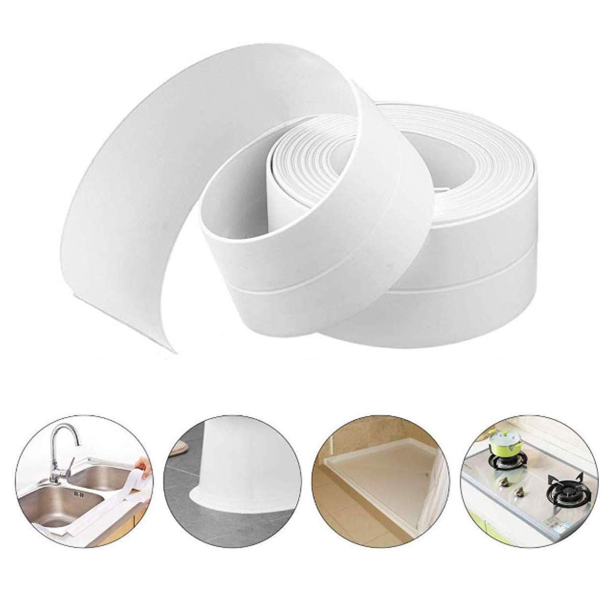 Buy Caulk Strip Caulking Tape PE Self Waterproof Decorative Sealant