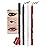 evpct 3Pcs Black & Red & White Gel Glitter Matte Metallic Eyeliner Pencils Set for Women Waterproof Smudge Proof lapiz de ojos delineador de ojos contra el agua Eye Liner Makeup 01 14 22