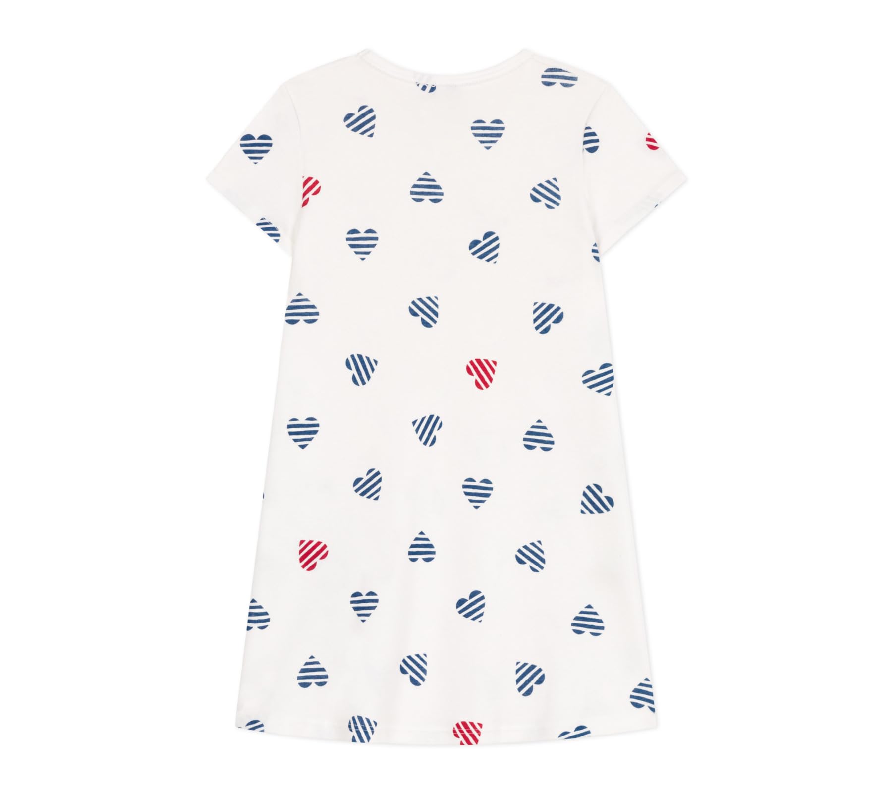 Petit Bateau Chemise De Nuit Manches Courtes Fille