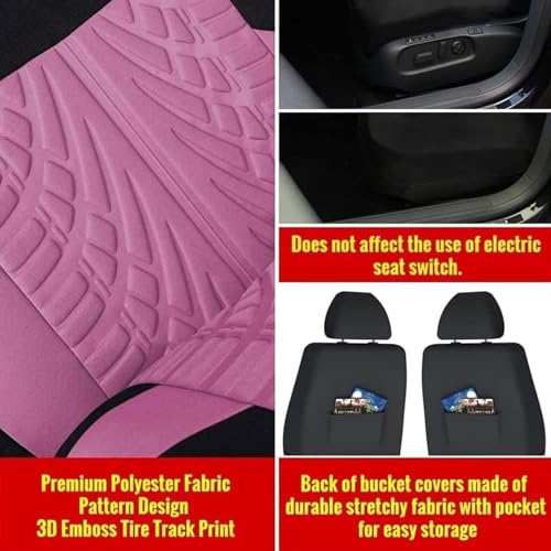 Housses de siège Renault Espace 2018-2023 finition premium rose - 5