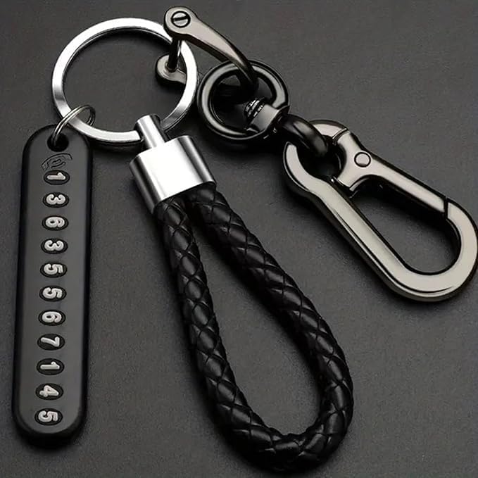 Image of Zentro Rechargeable LED Keychain Flashlight with Type-C Charging, Magnetic Base, Multi Color Light Modes, Compact Torch Light (Anti-Lost Metal Keychain)