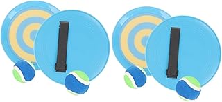 ibasenice 2 Sets Sucker Ball Sticky Target Ball Toys for Kids Children toss Catch Boys Cartoon Sticky Ball kit