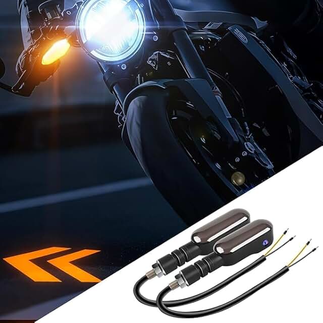 Motorcycle LED Turn Signal Lights Projector