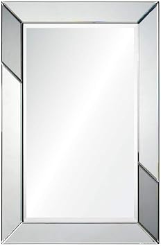Renwil Rumba Mirror in Silver and Grey