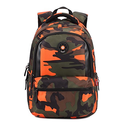 UEK Cartable à Dos Enfant Camouflage Primaire Sac à Dos Scolaire Garçon Collège 31*14*44CM Cover