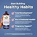 MARYRUTH'S Postnatal & Prenatal Vitamins for Women | Sugar Free | Selenium | Folate | Vegan | Non-GMO | Gluten Free | 32oz