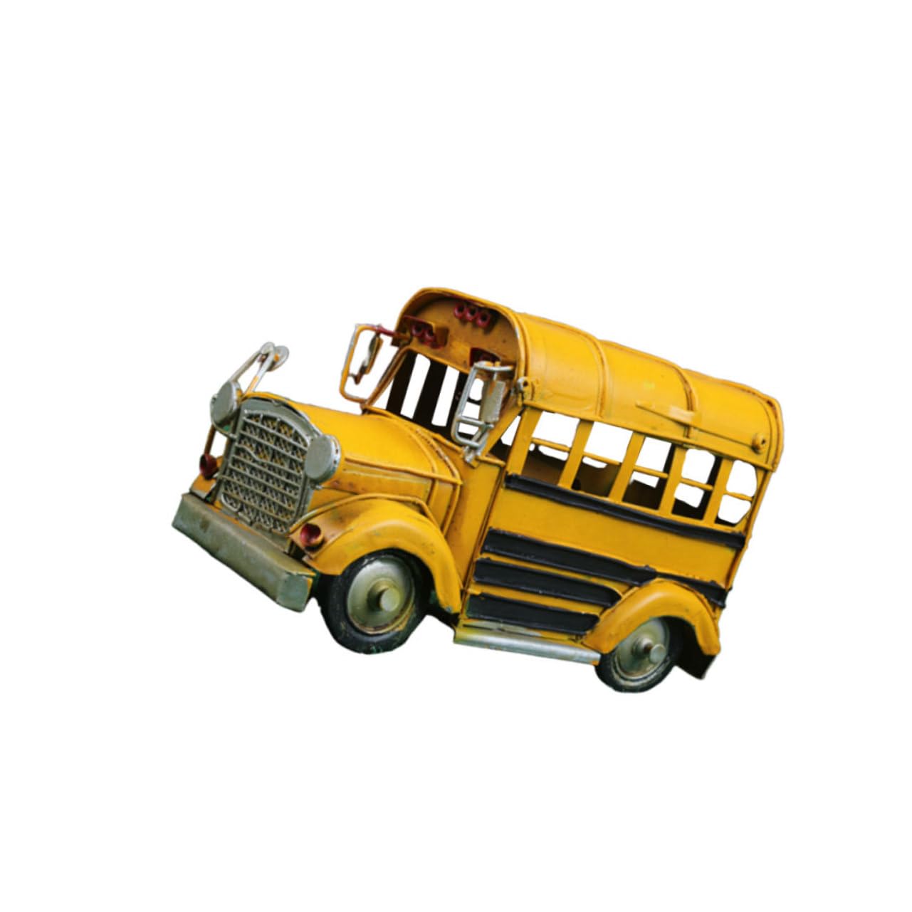 NOLITOY Kreatives Vintage Eisenwagenmodell Oldtimer Retro Automodell mit Patina Beschichtung Deko für Zuhause Büro Klein