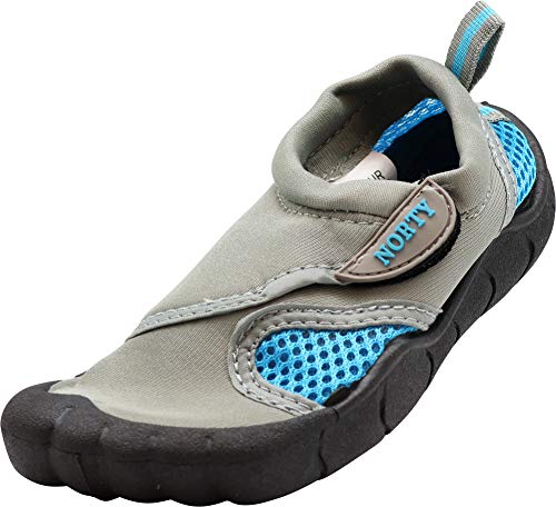 Image of NORTY Water Shoes for Boys and Girls - Swim Socks for Beach, Boat, and Pool - Skeletoe Barefoot Design - Cruise Ship Essentials for Kids - Hiking and Camping Footwear