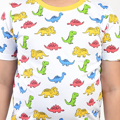 Image of Clothe Funn Boys Printed Cotton Half Sleeves T-Shirt & Shorts Set