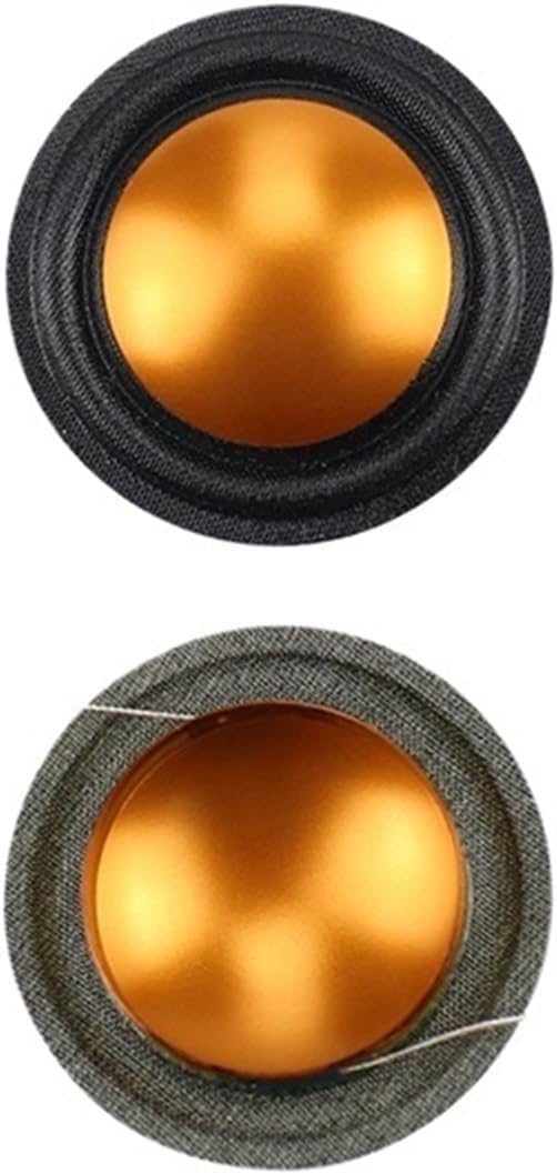 19.43mm Tweeter Coil Golden 19.5 Core Copper-Clad Aluminum Round Wire Coil Left and Right Sides 8Ohm 2PCS