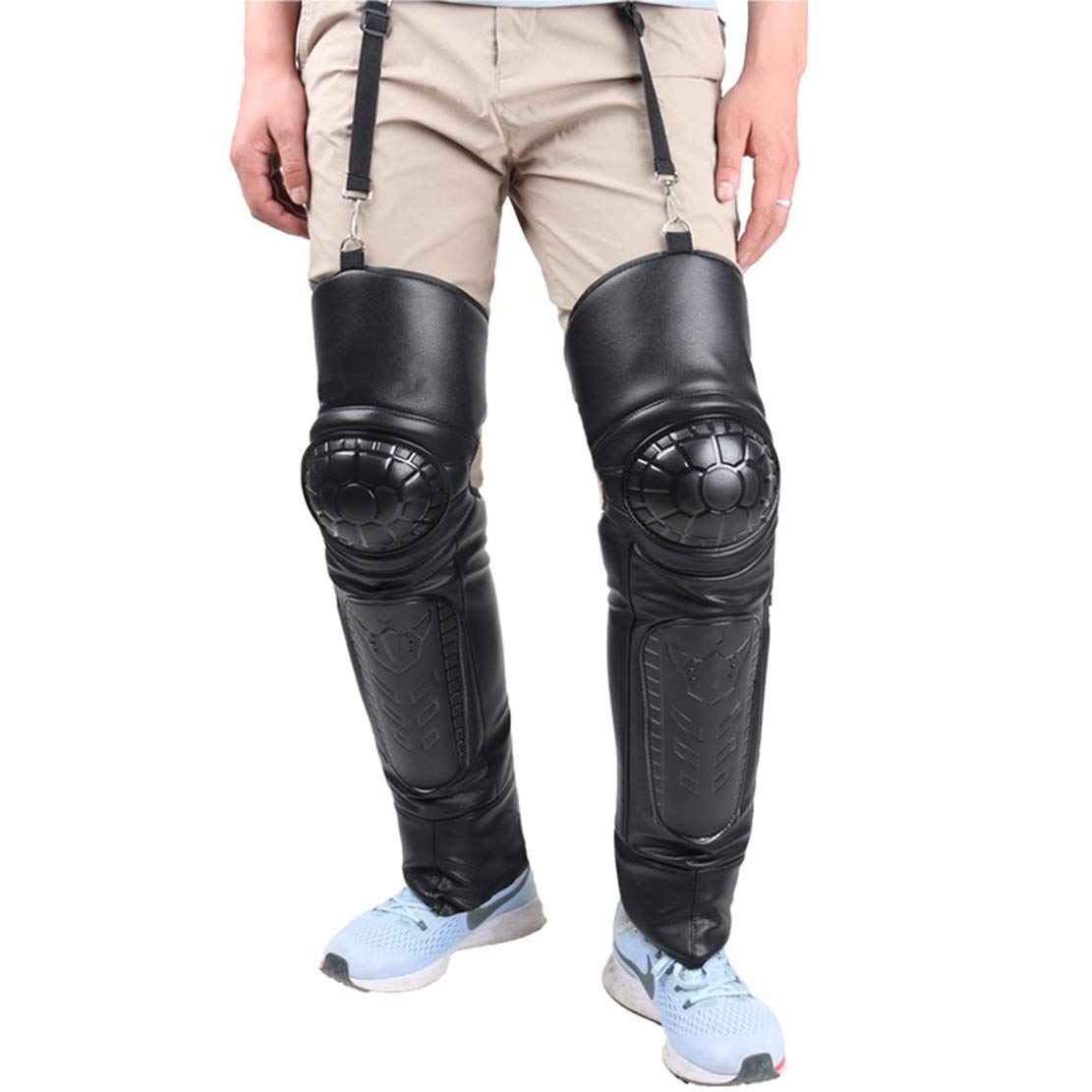 AKT Inverno Mantieni Caldo Ginocchiere per Moto Protezione del Ginocchio Ginocchiera Spessa Lunga per All'aperto Sciare Motocross