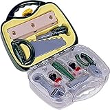 Theo Klein 8465 Bosch Werkzeugkoffer, mittel I Umfangreiches Werkbank-Zubehör wie Hammer, Säge, Zange u.v.m. im robusten Koffer I Spielzeug für Kinder ab 3 Jahren