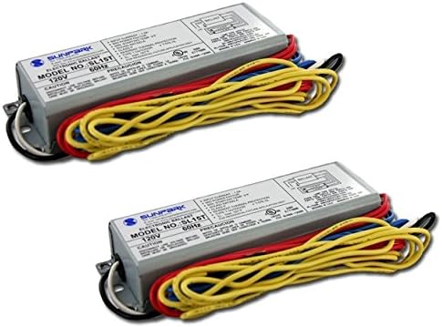 Sunpark SL15T Electronic Ballast for Multiple CFL and Linear Fluorescent Lamps (2 Pack)