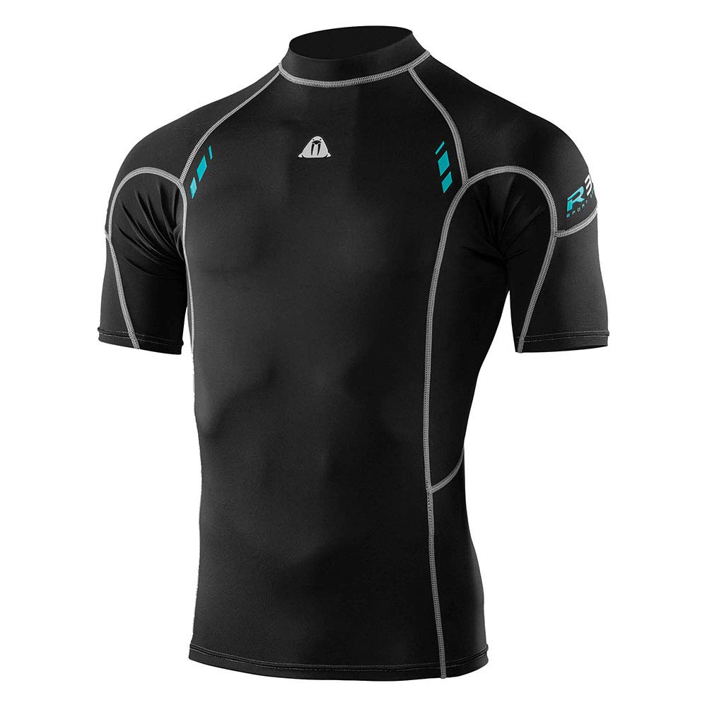 WATER PROOF FACING REALITY Waterproof Mens R30 Short Sleeve Rash Guard, Large-X-Large-image-21