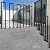 Iron Indoor Stair Railing, U-Shaped Handrails for Indoor Stairs, Modern U Metal Stair Handrail Indoor, Individual Non-Slip Hand Rails for Outdoor Steps, Staircase Handrails (Black A, 95cm)
