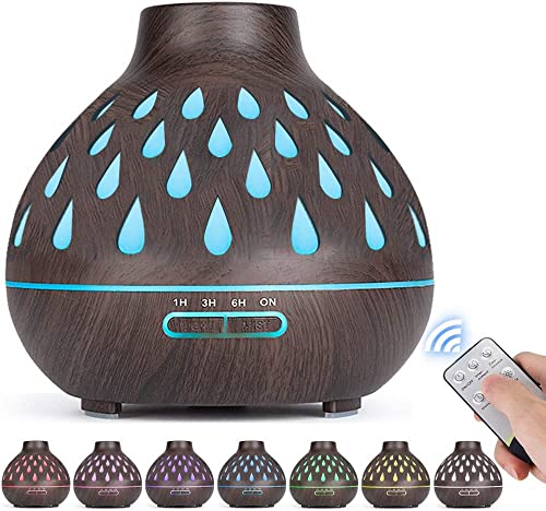 Difusor de aceite esencial (500 ml), humidificador ultrasónico, difusores de...