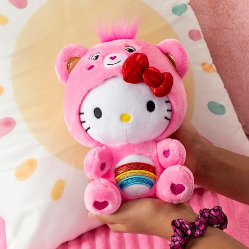 Care Bears 22701 Hello Kitty Dressed As Cheer Bear 8 Inch Fun-Size Plush thumb #2