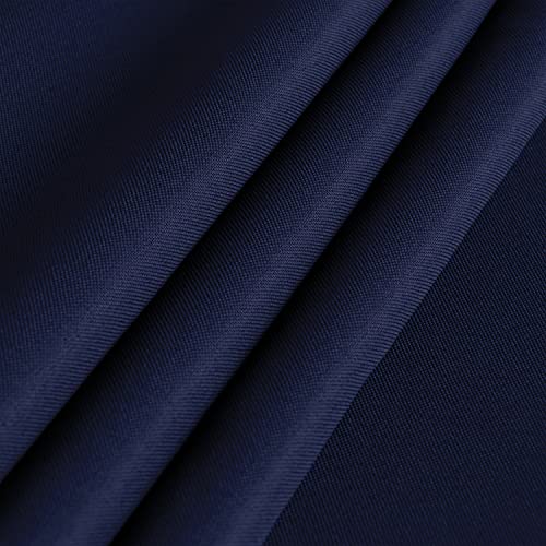 Image of sancua Rectangle Tablecloth - 70 x 108 Inch - Stain and Wrinkle Resistant Washable Polyester Table Cloth, Decorative Fabric Table Cover for Dining Tables, Buffet Parties and Camping, Navy