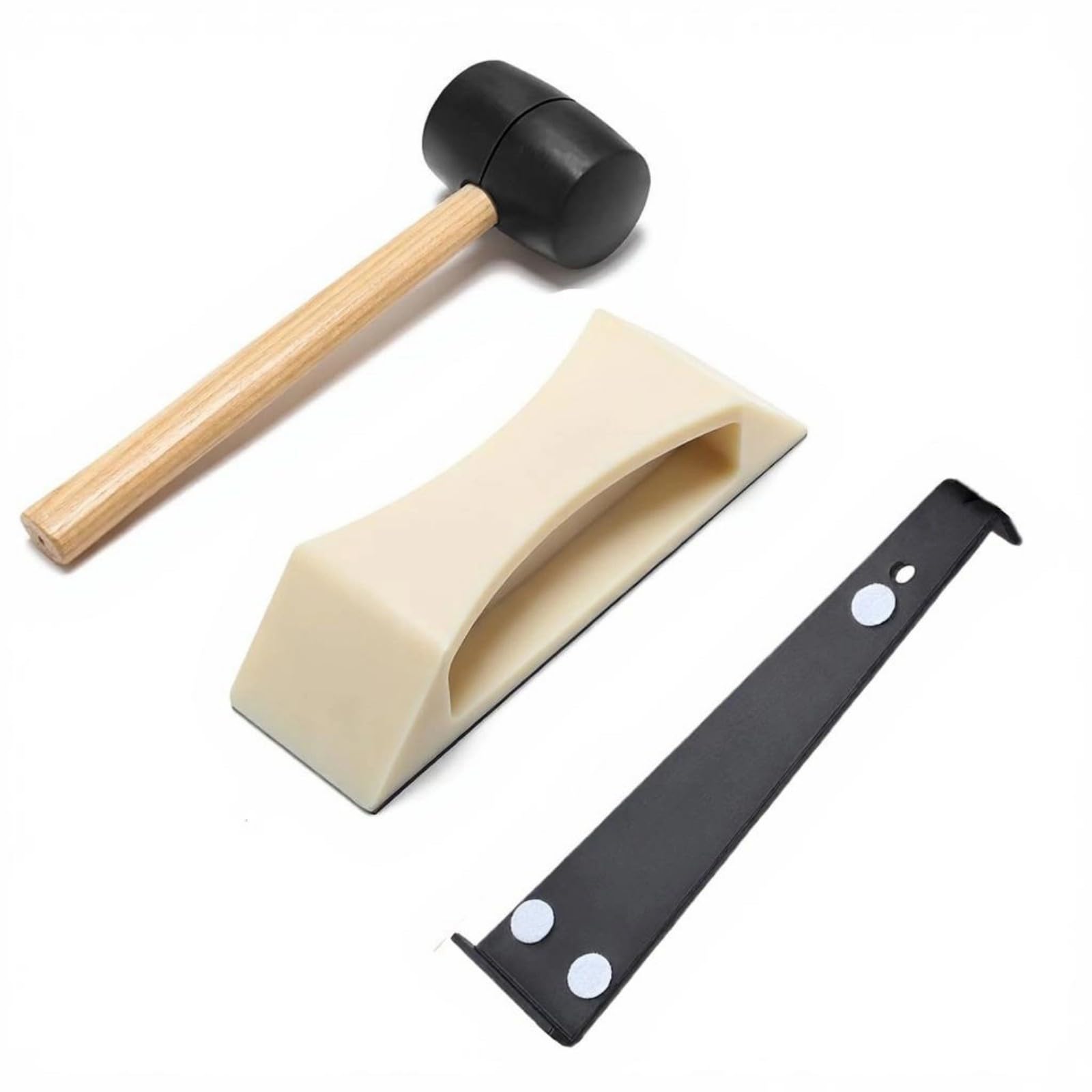 Flooring Alignment with Hammer for Hardwood Laminate Home Improvement Flooring Alignment with Hammer