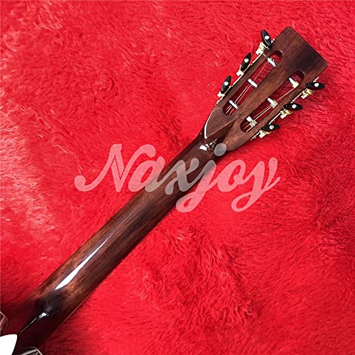 Toutes Les Bois Massif 37,5 Pouces 000 Guitare Acoustique de Style, Toit épineux Solide, Bassin et côtés en Palissandre… - Les Beatles, Paul McCartney, John Lennon, RIngo Starr, George Harrison Toutes Les Bois Massif 37,5 Pouces 000 Guitare Acoustique de Style, Toit épineux Solide, Bassin et côtés en Palissandre… – Image 3