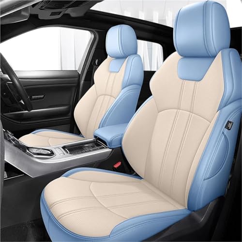 Housses de siège auto protège sellerie usée Mercedes Classe C cuir bleu