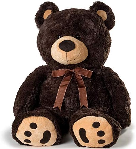 JOON Huge Teddy Bear - Dark Brown