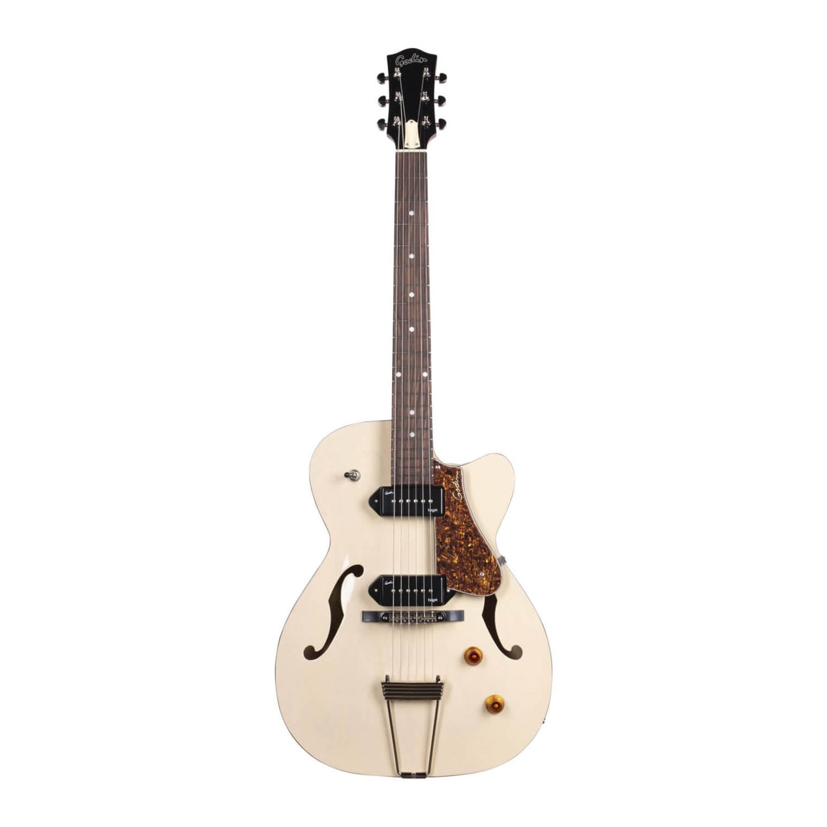 Amazon.com: Godin 5th Avenue TL Kingpin P-90 Hollowbody Electric