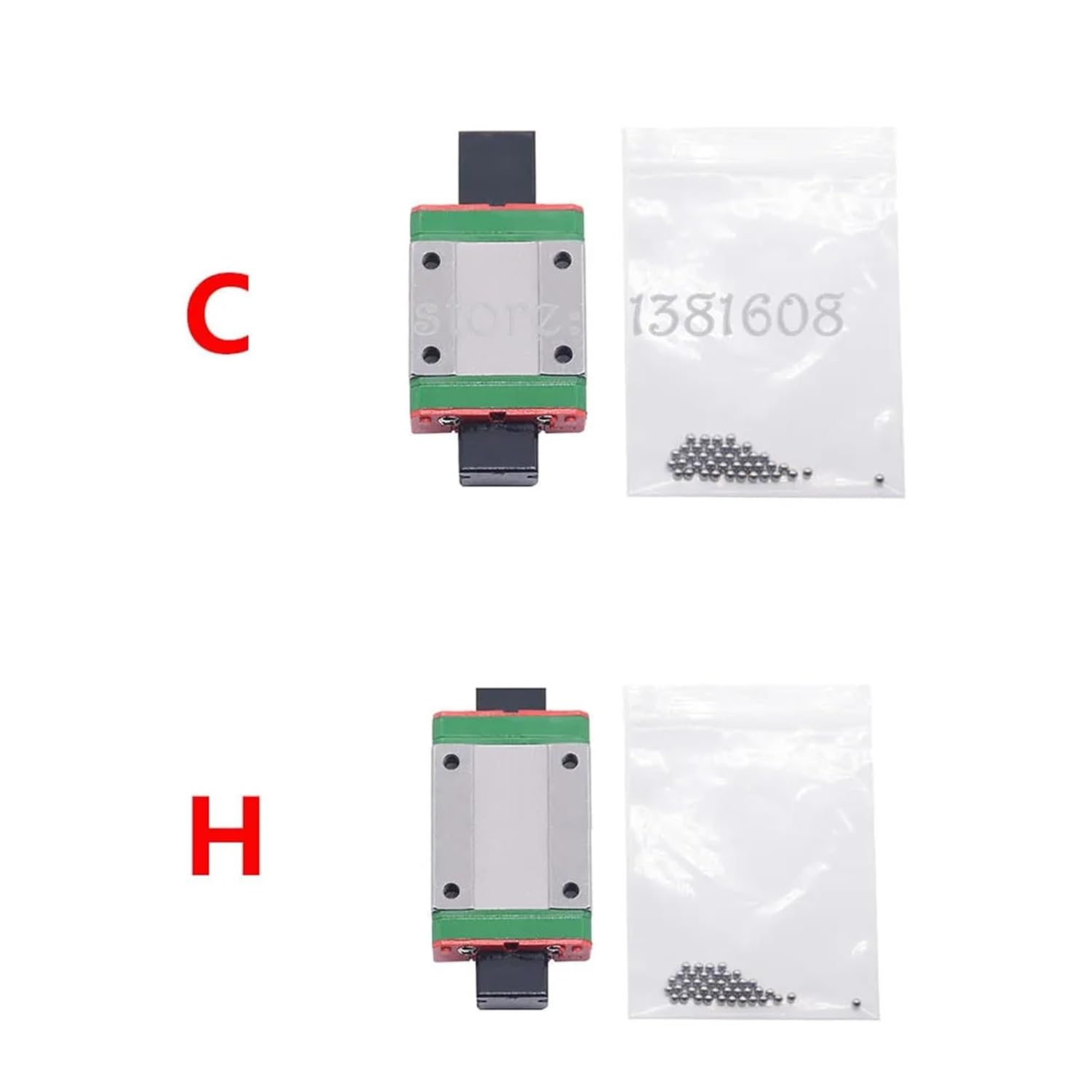 1PC MGN9 Linear Rail Guide Width 9mm Length 150 250 350 450 550 650 750 Mm with 1PC Block Carriage MGN9C Or MGN9H(MGN9H,150mm)