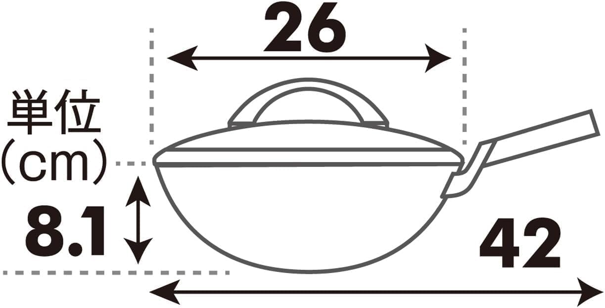 Amazon | アサヒ軽金属 フライパン 26 ピュアホワイト オールライト炒  