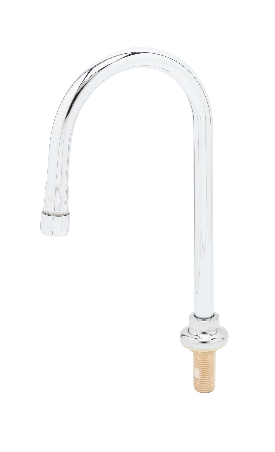 TS Brass Deck Mount Gooseneck Faucet with Aerator by T&S Brass – not_applicable, Brass, Chrome, Model B-0521