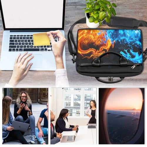 Image of Laptop Case Bag,15.6 inch Laptop Sleeve Bag,Shockproof Protective Computer Cover,Water Resistant Notebook Briefcase(25)