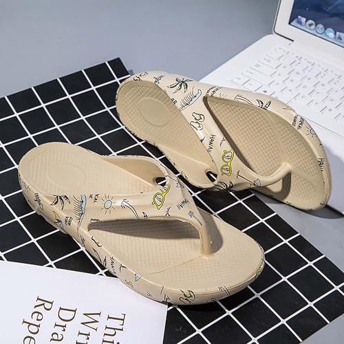 Large size summer parent-child couple flip flops, comfortable and lightweight beach shoes3