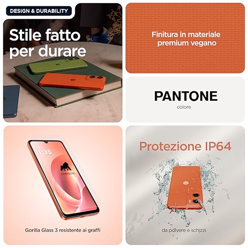 Motorola Moto G06 (4/256GB, Fotocamera 50Mp+Flicker Cam, Selfie 8MP, Display Hd+ 6.88", Mediatek Helio G81 Extreme, 5200Mah, Android 15), Arabesque - 6