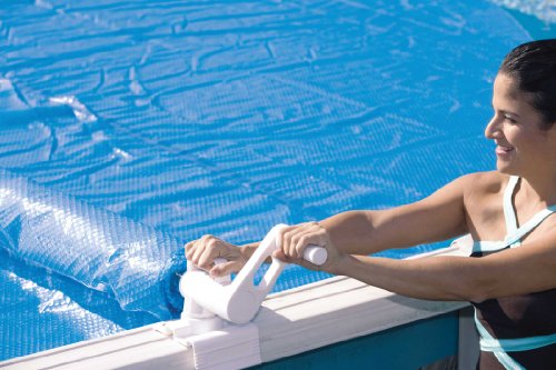 Economy Above Ground Pool Solar Cover Reel - 19-24 Feet Wide