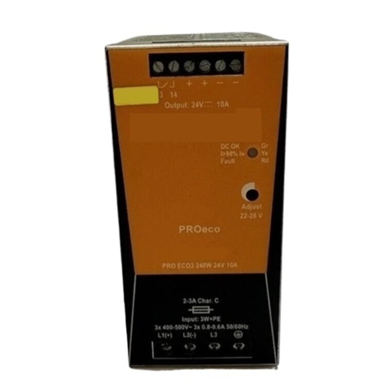 Alimentation à découpage Pro ECO 240W 24V 10A sur rail DIN pour armoire électrique industrielle