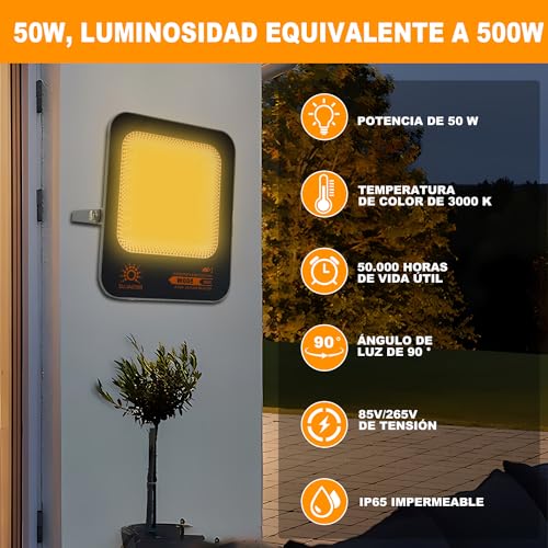 La Mejor Selección de Reflectores led 50w precio los 7 más buscados. 11 Imagen adicional