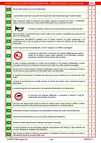 Manuale a schede d'esami. Patenti C. C1/C1E, C/CE, estensione da C1/C1E a C/CE - 8