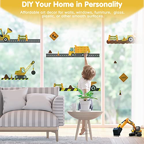 Vinilos Decorativos Vehículos de Construcción para Pared miniatura 5