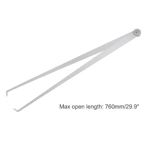 Miniatura 3 de HARFINGTON Pinza interior de junta firme 15.748 in 16 pulgadas 410 herramienta de medición interna de la junta de fricción firme del acero