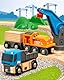 BRIO World – 36028 Starterset Güterzug mit Kran A | Zugset für Kinder ab 3 Jahren