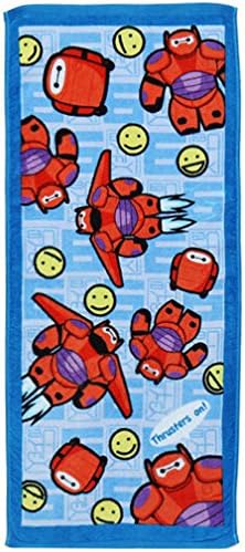 UCHINO Disney bay Max Face Towel 34 ~ 80cm bay Mac thread Blue 4108F528 B