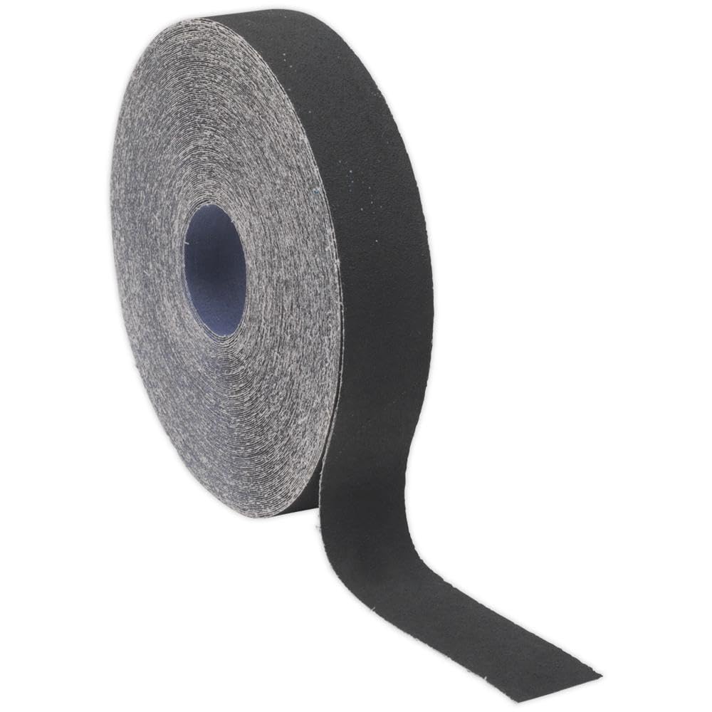 Sealey Emery Roll Blue Twill 25mm x 50M 150Grit - Part No. ER2550150