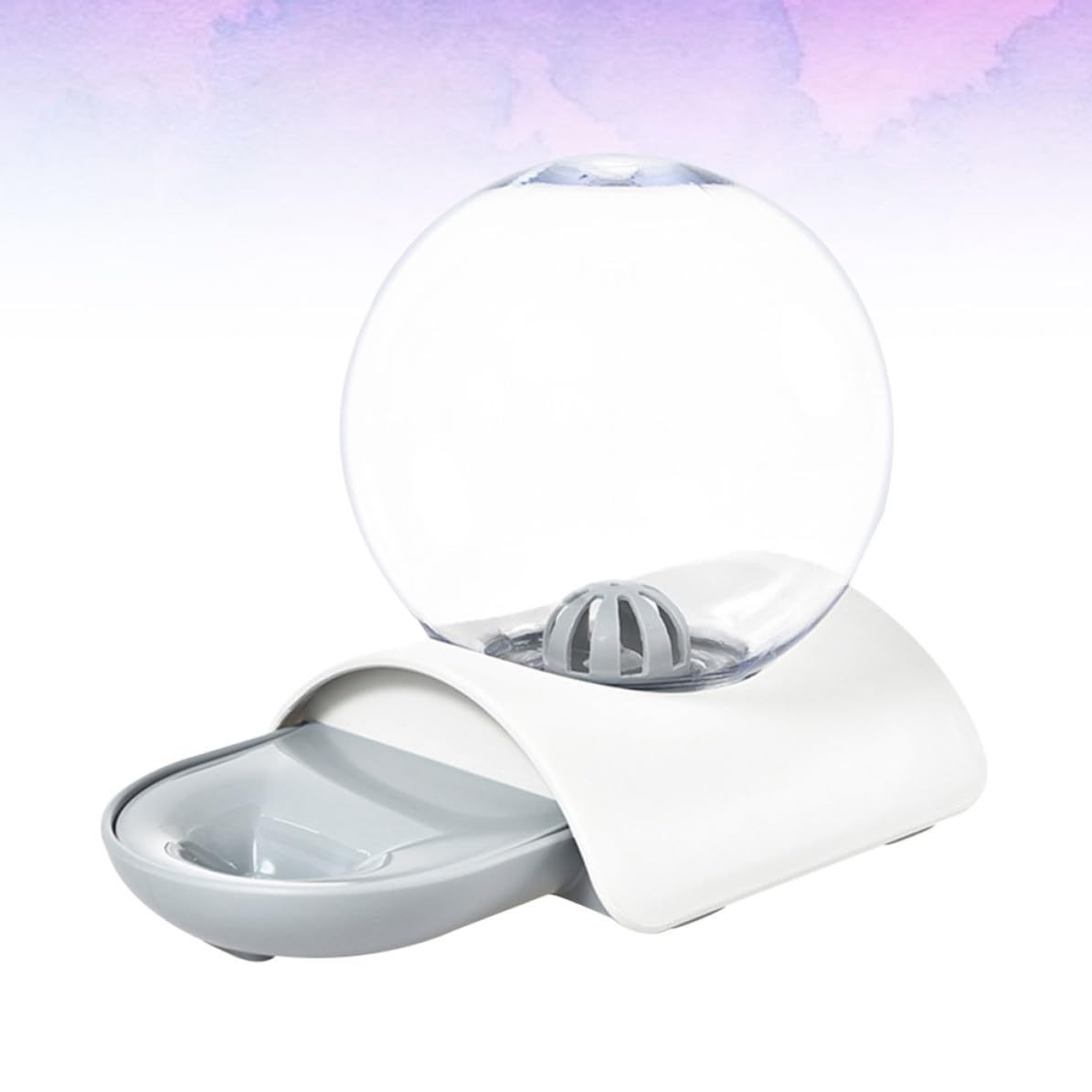 VILLCASE Automatischer Wasserspender für Haustiere Automatische Katzentränke 2,8 Liter Abs/acryl Transparent für Hunde und Katzen für Zuhause und Draußen