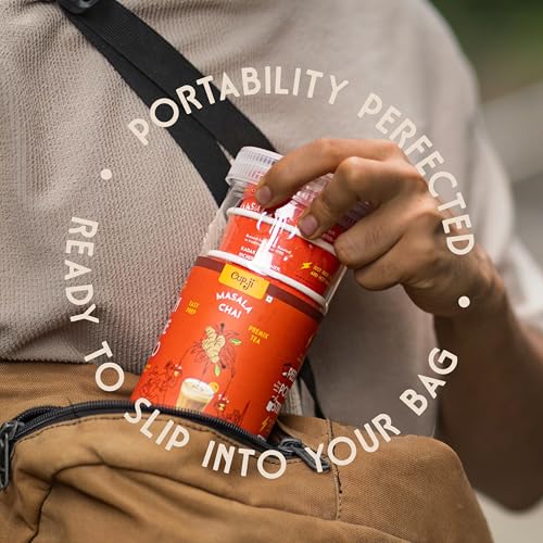Image of Cup-Ji Masala Chai Premix Cups | Instant Tea | 7 Cups | Each Cup Size 210 ml | Kadak Ghar-Wali | No Added Sugar | On the Go | Easy Prep | For Office and Travel