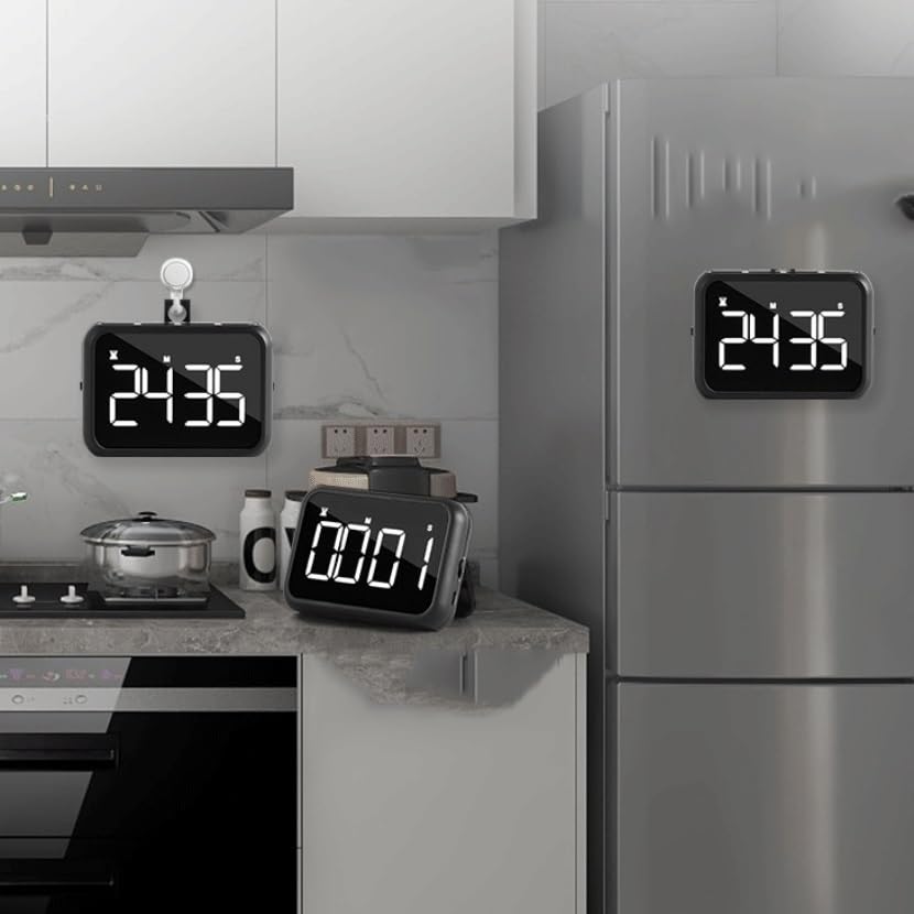 Compte à rebours de cuisson JFDBGU doté d'un grand écran LCD lisible